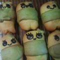 みけのパン屋さん's cooksnap of when they made キャラパン♡ふなっしーのかぼちゃパン.