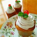 しじみごはん's cooksnap of when they made デコカップケーキ～ショートケーキ風味～.