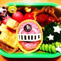 yumeusa☆'s cooksnap of when they made 簡単キャラ弁　トッキュージャー.