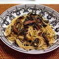 サンディサンディ's cooksnap of when they made ドライトマトとホウレンソウのパスタ.