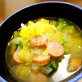 てる坊's cooksnap of when they made さつま芋とソーセージのチャウダー.