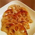 ほみえ's cooksnap of when they made ☆れんこんｽﾃｰｷ☆.
