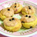 komomoもも's cooksnap of when they made チーズとクランベリーの米粉カップケーキ.