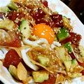 ぱんでもにゅうむ's cooksnap of when they made まぐろアボカドユッケ丼.