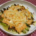 tokotann's cooksnap of when they made アスパラの鮭マヨ焼き.