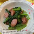 ちぇりー７０１'s cooksnap of when they made 小松菜とベーコン炒め.