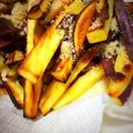 haaaruna's cooksnap of when they made 揚げないおやつ！さつまいもスティック.