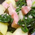 Rick_t's cooksnap of when they made モロヘイヤのペペロンチーノ風.