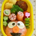 カヌレ３１４'s cooksnap of when they made 簡単！エルモのキャラ弁♡.