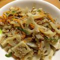 bazis_blue's cooksnap of when they made ✿レンコンと豚ひきのキンピラみそ炒め✿.