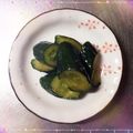K0A9O0R8U♪'s cooksnap of when they made 超簡単♪キュウリのわさび醤油漬け.