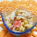 赤い電話's cooksnap of when they made カニカマとコーンのマヨサラダ.