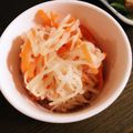 ひぽぽたます0's cooksnap of when they made 簡単！余ったすし酢活用！紅白なます.