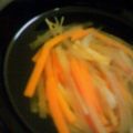 ユーロン's cooksnap of when they made 根菜の紅白すまし汁.
