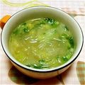 まあまま☆0403's cooksnap of when they made つるっといける♡白菜と春雨のスープ♡.