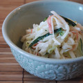 せつぶんひじき's cooksnap of when they made 胡瓜と大根とカニカマの柚子わさびマヨ和え.