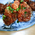 watyami's cooksnap of when they made かつおだしが旨い★こんにゃくの唐揚げ.
