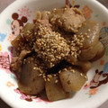 にゃんこりんご's cooksnap of when they made 蒟蒻と豚肉の甘辛煮.