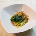 バカリャウ's cooksnap of when they made 根三つ葉のおひたし.
