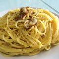 ▶︎ちー's cooksnap of when they made にんにくと卵のスパゲッティ.