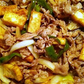 ドンレオ's cooksnap of when they made 厚揚げと豚のしょうが焼き.