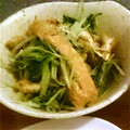 ももんがー21c's cooksnap of when they made 水菜と油あげの煮浸し.