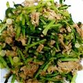 みぽぴぽ's cooksnap of when they made 大根葉と豚肉の炒めもの.