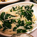 mina4☆'s cooksnap of when they made 簡単小鉢☆ほうれん草とえのきのポン酢和え.