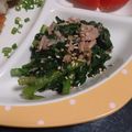 碧きりん's cooksnap of when they made ✿春菊のツナおかか和え✿.