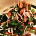 ASKN48's cooksnap of when they made ご飯のお供！大根の葉×納豆×じゃこ炒め♪.