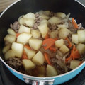 抹茶もつこ's cooksnap of when they made ひき肉で簡単定番！　肉じゃが.