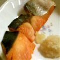 ユーロン's cooksnap of when they made 鮭のバター醤油焼き.