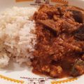 干物美味しい's cooksnap of when they made 簡単！ナス、オクラ、挽肉のドライカレー.