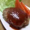 どれみ０８'s cooksnap of when they made ふっくら肉汁ジュワ～✿自慢のハンバーグ✿.