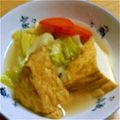 kukki821's cooksnap of when they made あと1品に♪春キャベツと厚揚げの煮物.
