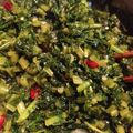 HITOMI888's cooksnap of when they made ご飯がすすむ☆簡単！大根葉の甘辛炒め.