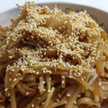 ゆたけん's cooksnap of when they made 節約 大根の皮のゴマきんぴら.