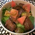 とうわmama's cooksnap of when they made 甘辛★トマトとアボカドのステーキ丼.