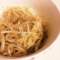 にゃんちゃぁ姉's cooksnap of when they made 片付けも楽チン♪もやしナムルっぽいやつ.