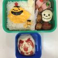 かぁこ＠28's cooksnap of when they made 妖怪ウォッチりんごでジバニャン♫キャラ弁.