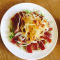 しみべん's cooksnap of when they made まぐろのたたき風カルパッチョ.