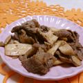 赤い電話's cooksnap of when they made エリンギと牛肉のさっぱりポン酢炒め.