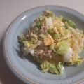 気まぐれ♡雨おんな's cooksnap of when they made デパ地下風♡白菜と卵のレモン風味サラダ.