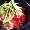 あべこ2's cooksnap of when they made そうめんdeツナとトマトの冷製パスタ.