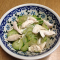 cocoeba's cooksnap of when they made ささみとキュウリのサラダ.
