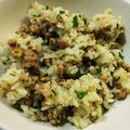 Tomohiroko's cooksnap of when they made 豚挽き肉とピーマンのチャーハン.