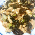 永三子's cooksnap of when they made 鶏肉ときくらげのピリ辛炒め.