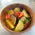 azbjbn's cooksnap of when they made 夏野菜たっぷり☆トマトとナスのお味噌汁.