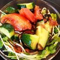 くみちん。's cooksnap of when they made トマトときゅうりと塩昆布のサラダ～梅ドレ.