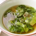 tlc＊'s cooksnap of when they made 即席レタススープ☆.